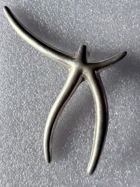 Sterling Silver Taxco Starfish Pendant - Stamped
